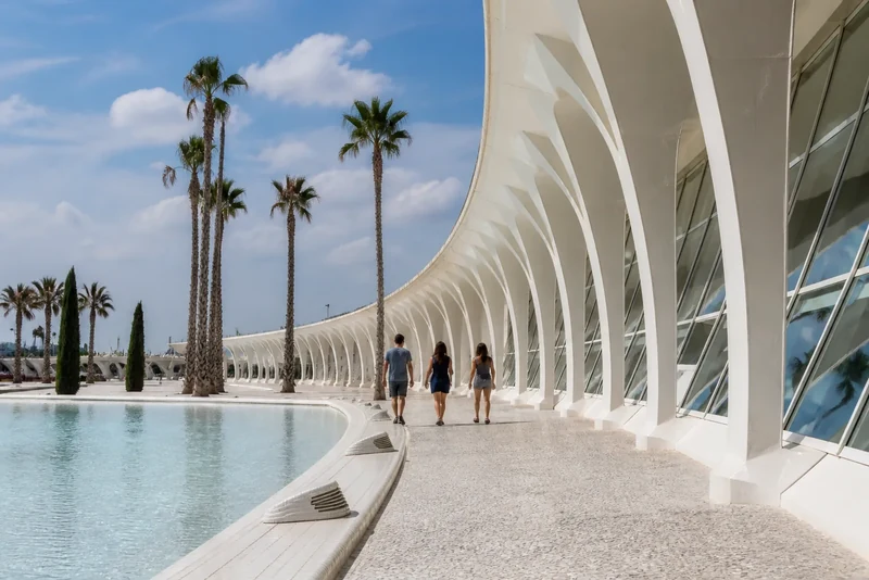 Exterior de la Ciutat de les Arts i les Ciències