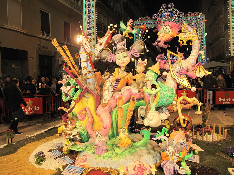 Escena de las Fallas de València